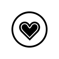 heart icon black