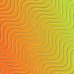 abstract background of wavy line shape with gradient color. banner template, social media, greeting card, vector illustration.