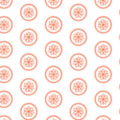 Digital png illustration of red abstract pattern on transparent background