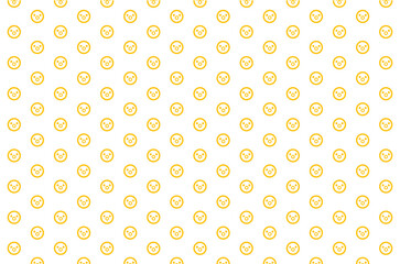 Digital png illustration of yellow abstract pattern on transparent background