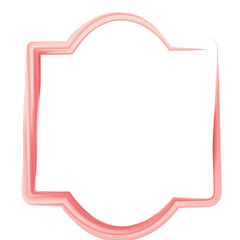 Digital png illustration of pink abstract pattern on transparent background