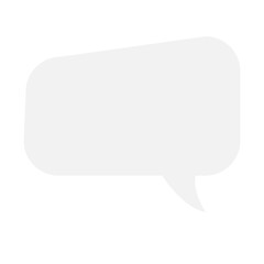 Digital png illustration of text bubble on transparent background