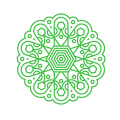 Digital png illustration of green shape on transparent background