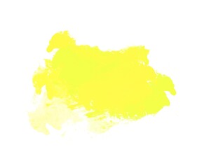 bright yellow outline on white background