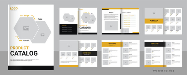 Multipurpose editable a4 product catalog design template or Product Catalog template