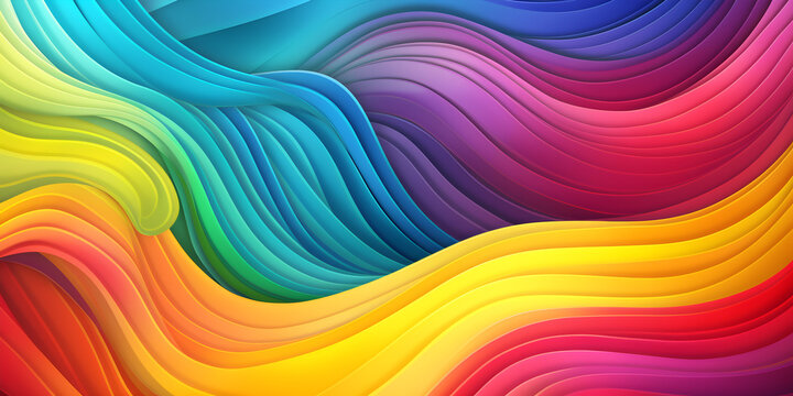 Colorful abstract rainbow web background
