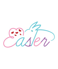 Easter Effect Vector, Elements and Symbol

