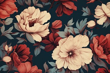 Floral watercolor art . Floral background, place for text.