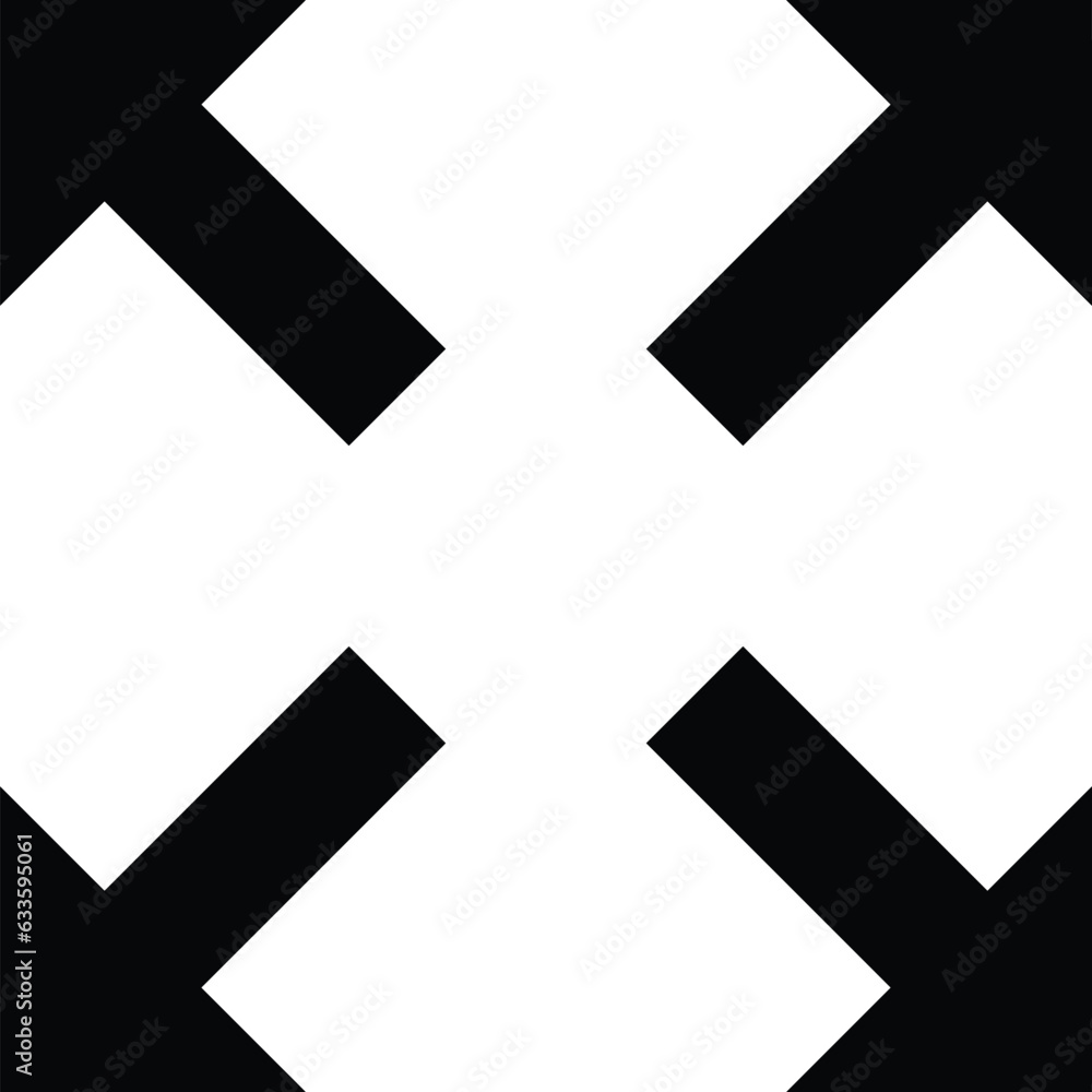 Aufkleber full screen icon vector . full size button icon isolated on white background