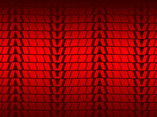 High contrast red and black glossy stripes background. Abstract technology graphic banner design. Vector corporate background.