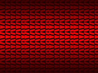 High contrast red and black glossy stripes background. Abstract technology graphic banner design. Vector corporate background.