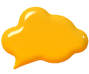 Summer speech bubble