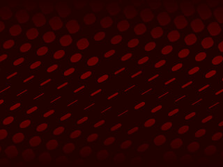 Abstract dotted halftone dots. The background in the presentation poster is red.