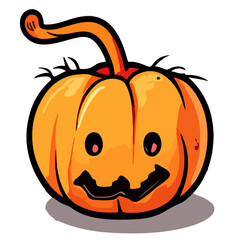 Cute Halloween Pump King Vector