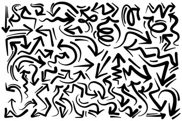 hand drawn arrow pattern collection