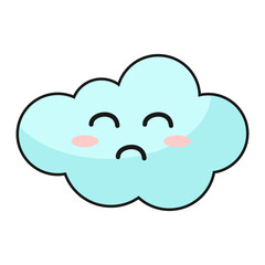 Cute Cloud Character