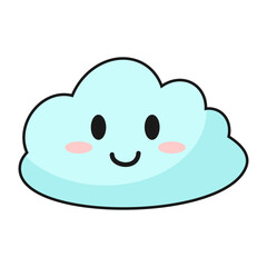Cute Cloud Character