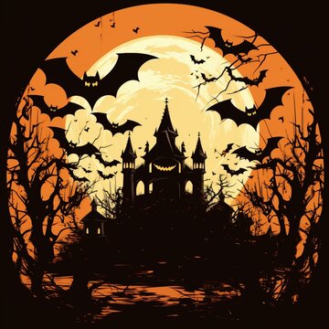 Halloween Horrors Delving into the Dark Side of October Background