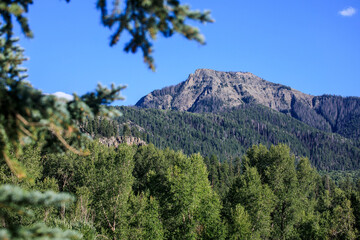 A mountain summit in southern Colorado's San Juan Mountains.