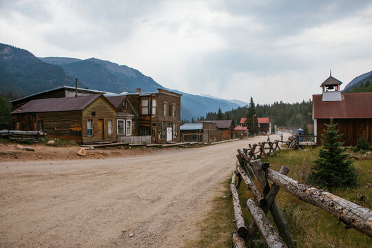 The historic Colorado ghost town of Saint Elmo.