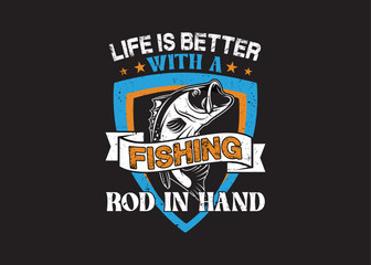 fishing t-shirt design, Fish t-shirt design, fishing typography, t-shirt design, Fishing, t-shirt design vector, fishing creative t-shirt, design, t-shirt print.