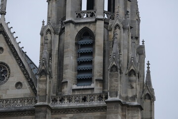 Fototapeta na wymiar Gothic church facade.