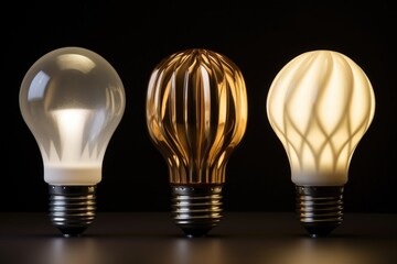 comparison of incandescent, led, and cfl bulbs