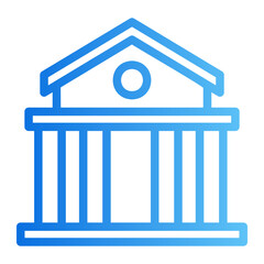 bank gradient icon