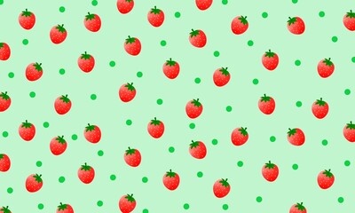strawberry background pattern