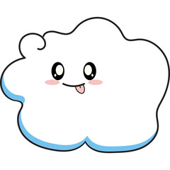 Cute Cloud Character