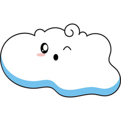 Cute Cloud Character