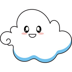 Cute Cloud Character