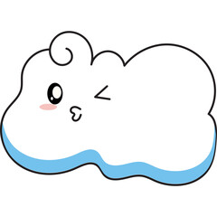 Cute Cloud Character