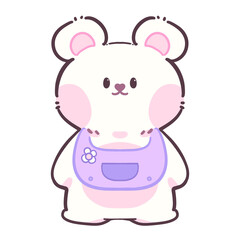 Cute teddy bear - cartoon