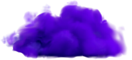 Purple Halloween Cloud - 633614891