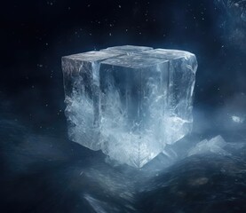 A piece of ice