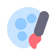 art flat icon