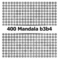 various mandala collections - 400 set yoga pattern