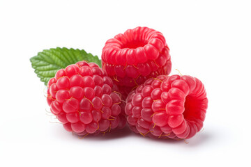 Vibrant Raspberry on a Clean White Background