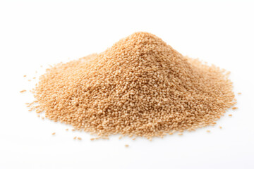 Delicious Sesame Seeds on a Clean White Background