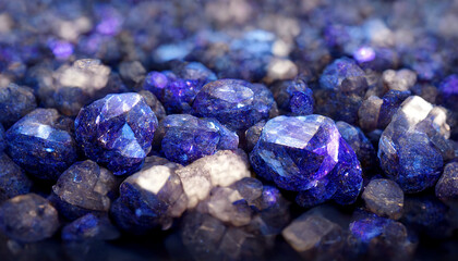tanzanite gemstone background