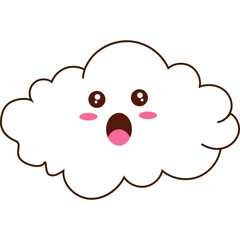 Cute Cloud Character