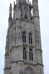 Saint André Cathedral, Bordeaux. Gothic architecture detail.