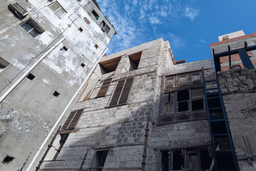 Al-Balad old town with traditional muslim houses, Jeddah, Saudi Arabia