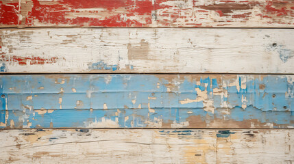 Texture of vintage wood boards with cracked paint