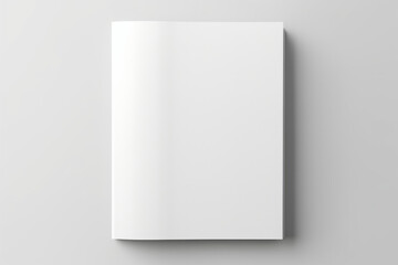 Clean and Minimalistic Brochure Mockup on White Background