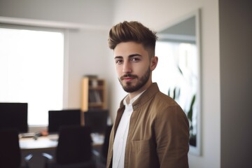 Fototapeta premium portrait of a young designer standing in an office