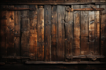 Wooden planks background, Overhead view