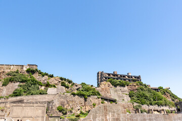 長崎　軍艦島（端島）社員マンション跡