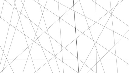 Abstract geometric lines background. Abstract black random chaotic liens with many squares and triangles shape background.	